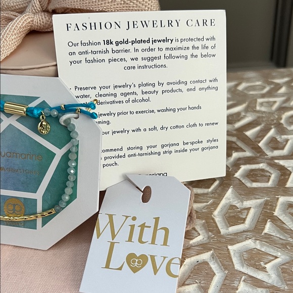 Gorjana Power Gemstone Bracelet Aquamarine - Picture 6 of 8